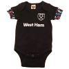 West Ham United FC 2 Pack Bodysuit 0-3 Mths ST 3