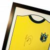 Socrates Signed Brazil Home Shirt & Silhouette - Framed 3