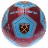 West Ham United FC Football Signature 3