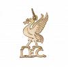 Liverpool FC 9ct Gold Pendant Liverbird Medium 2