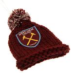 West Ham United FC Hanging Bobble Hat 2