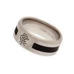 Rangers FC Black Inlay Ring Medium 2