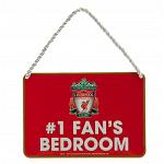 Liverpool FC Bedroom Sign - No1 Fan 2
