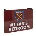 West Ham United FC Bedroom Sign No1 Fan 2