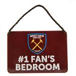 West Ham United FC Bedroom Sign No1 Fan 3