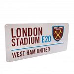 West Ham United FC Street Sign 2