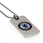 Chelsea FC Dog Tag & Chain - Crest 3