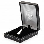 Arsenal FC Silver Plated Tie Slide 3