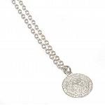 Leicester City FC Silver Plated Pendant & Chain 3