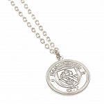 Manchester City FC Pendant & Chain - Silver Plated 2