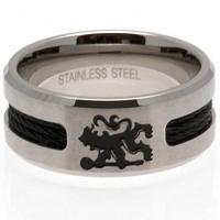 Chelsea FC Ring - Black Inlay - Size R