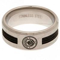 Manchester City FC Ring - Black Inlay - Size X