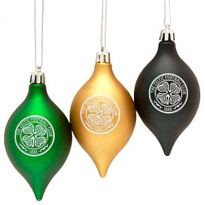 Celtic FC 3pk Vintage Baubles 1
