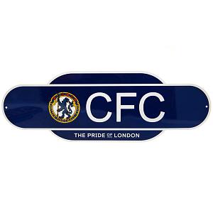 Chelsea FC Colour Retro Sign 1
