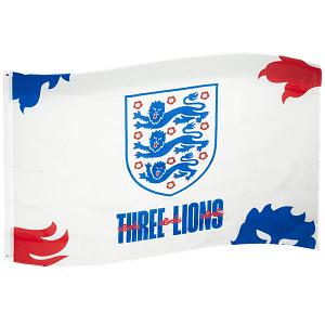 England FA Flag 3 Lions 1