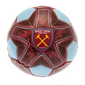West Ham United FC 4 inch Soft Ball 1