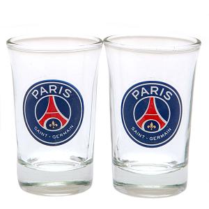 Paris Saint Germain FC 2pk Shot Glass Set 1