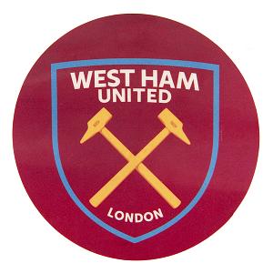 West Ham United FC Single Car Sticker CR 1