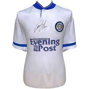 Leeds United FC 1992 Strachan Signed Shirt 1