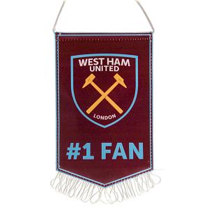 West Ham United FC Mini Pennant No. 1 Fan 1
