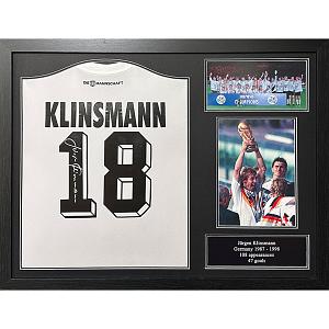 Germany Klinsmann Signed Shirt (Framed) 1