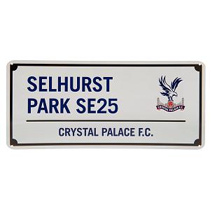 Crystal Palace FC Street Sign BW 1