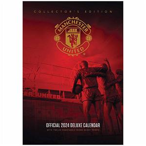 Manchester United FC Deluxe Calendar 2024 1