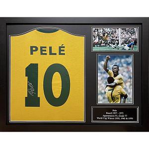 Brazil 1970 Pele Signed Shirt (Framed) 1
