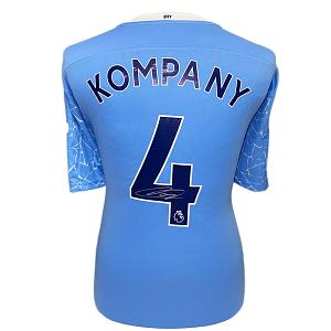 Manchester City FC Kompany Signed Shirt 1