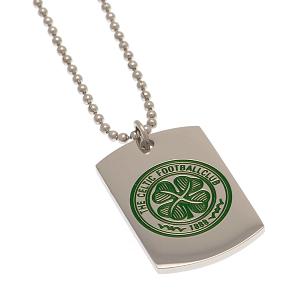 Celtic FC Enamel Crest Dog Tag & Chain 1