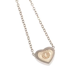Rangers FC Stainless Steel Heart Necklace 1