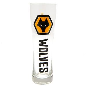 Wolverhampton Wanderers FC Tall Beer Glass 1
