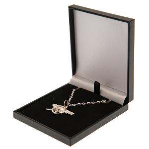 Arsenal FC Silver Plated Boxed Pendant GN 1