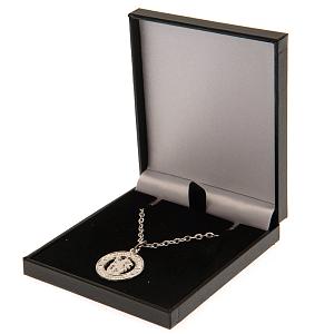 Chelsea FC Silver Plated Boxed Pendant CR 1