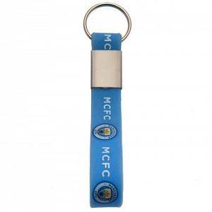 Manchester City FC Silicone Keyring 1