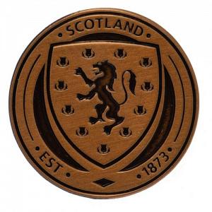 Scotland FA Antique Gold Plated Badge 2
