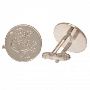 Rangers FC Silver Plated Formed Cufflinks 1