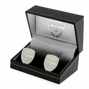 Arsenal FC Cufflinks - Crest - Silver Plated 2