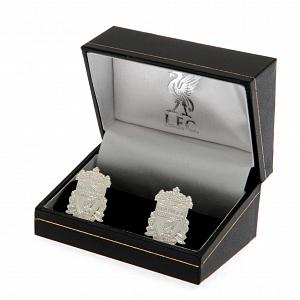 Liverpool FC Silver Plated Formed Cufflinks 1