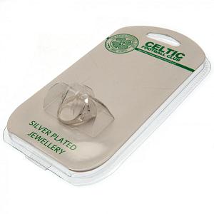 Celtic FC Ring - Silver Plated - Size X 2