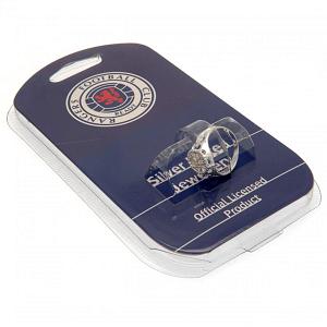 Rangers FC Silver Plated Crest Ring Large 2