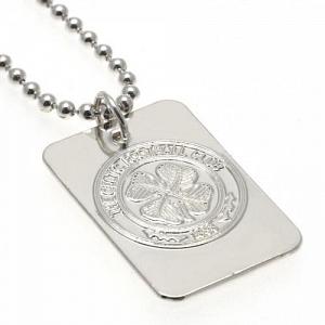 Celtic FC Dog Tag & Chain - Silver Plated 1