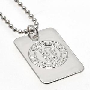 Chelsea FC Dog Tag & Chain - Silver Plated 1
