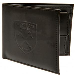 West Ham United FC Leather Wallet - Debossed Crest 1