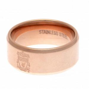 Liverpool FC Rose Gold Plated Ring Medium 1