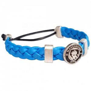 Manchester City FC PU Slider Bracelet 1