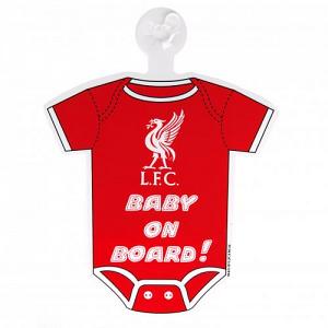 Liverpool FC Baby On Board Sign 2