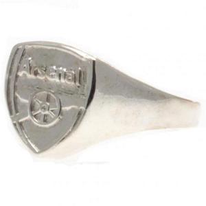 Arsenal FC Ring - Silver Plated - Size U 1