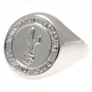 Tottenham Hotspur FC Silver Plated Crest Ring Small 1