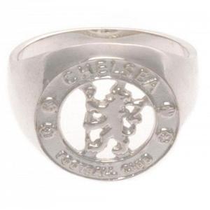 Chelsea FC Ring - Sterling Silver - Size X 1